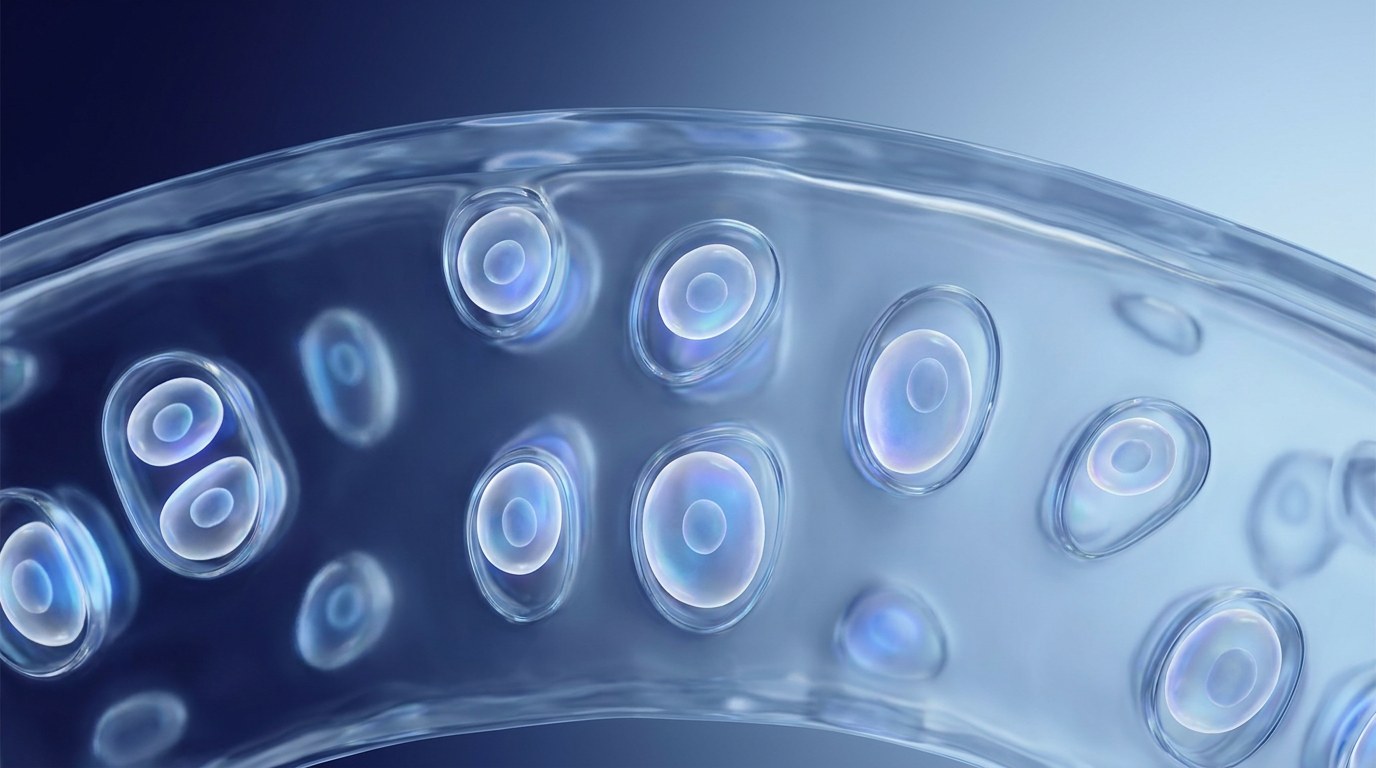 Microscopia di tessuto cartilagineo con condrociti